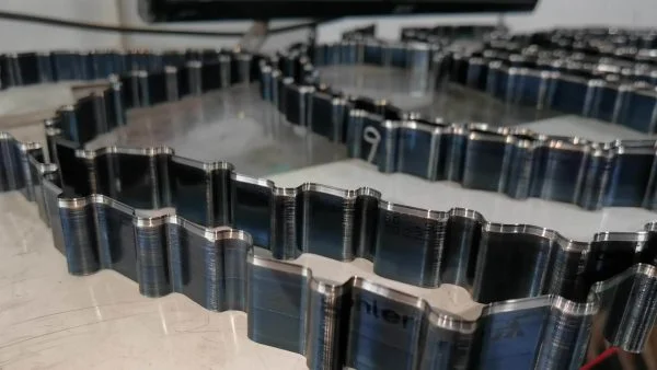 benting 2PT steel blade after cad design